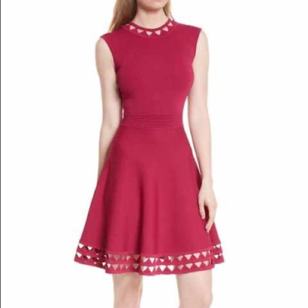 NWT - Ted Baker Kathryn Deep Pink - Size 2